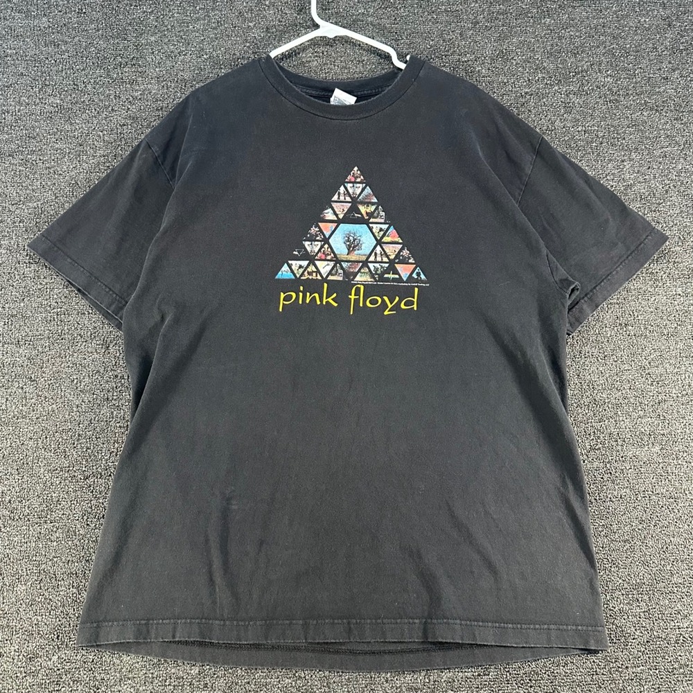 Pink Floyd Graphic T-Shirt Mens XL Black Good 2005 Album Art Triangle Alstyle